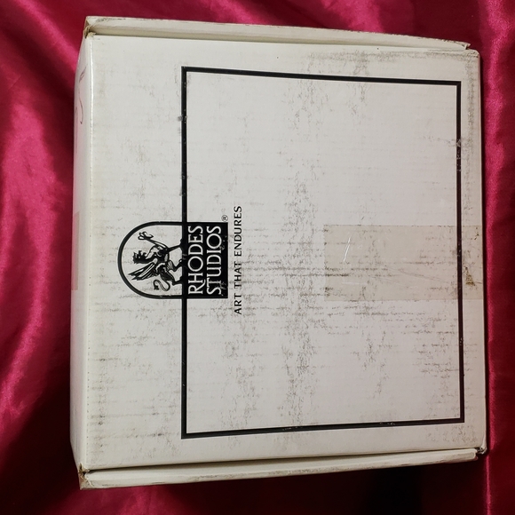 Collectors lighted plate. Rhodes studios. Winter scenery (a3) - Picture 7 of 8